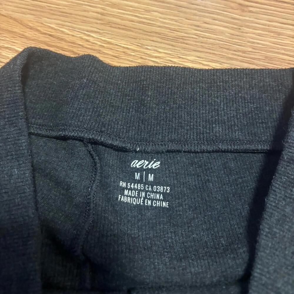 Aerie Ribbed Flare Pants Size Medium - Picture 6 of 6